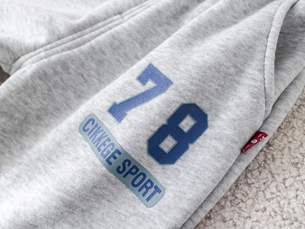 2025 Boys' Trendy Half-Zip Fleece Sweatshirt & Crossbody Bag Set for Autumn/Winter