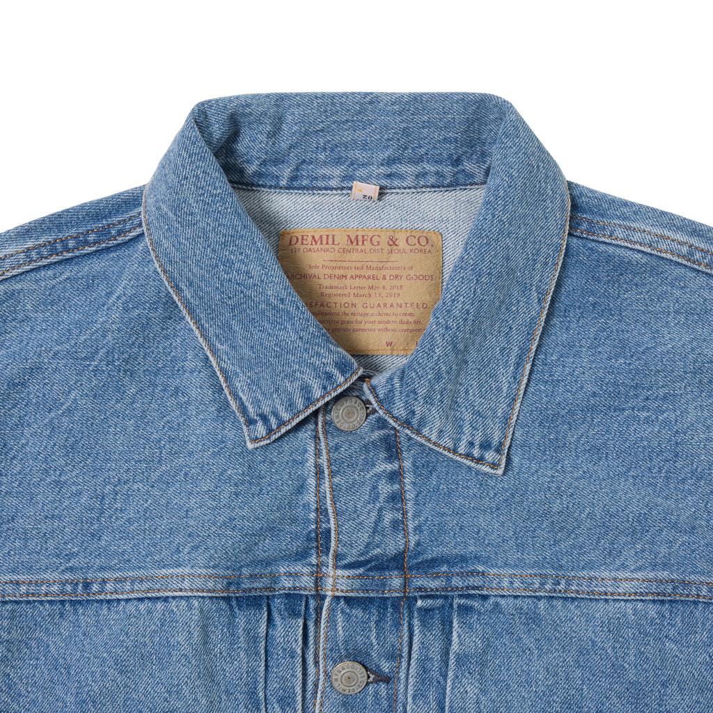 Demil Lot.062 Pioneer Jacket Light Indigo Selvedge