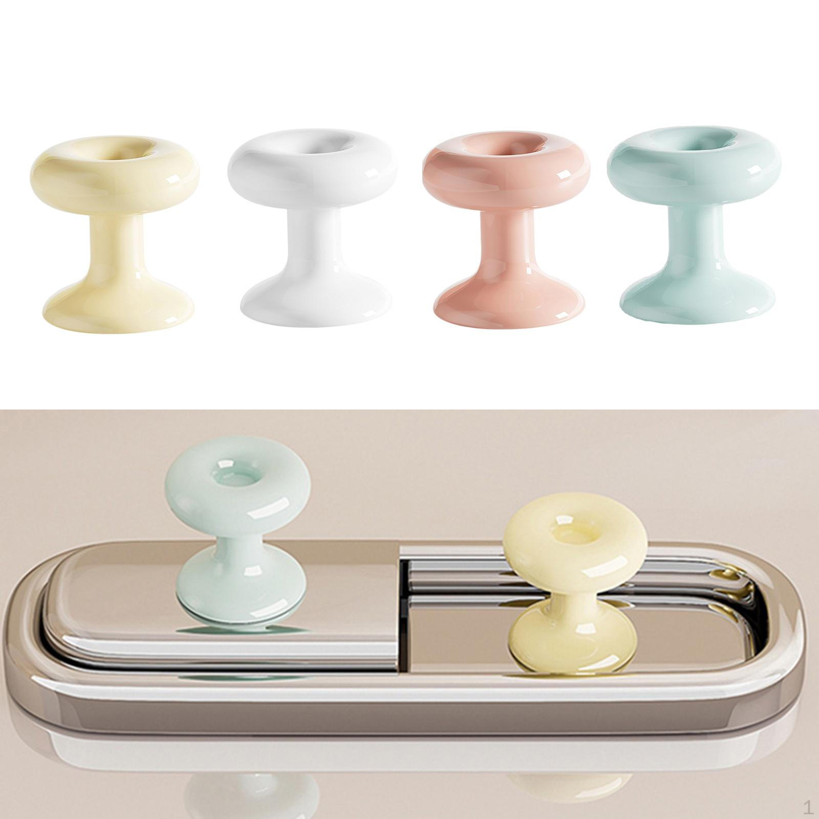 

4x Кнопка для унитаза в виде пончика, Подъемник крышки сиденья, Аксессуары, Милая накладка, Удлиненная ручка, Вода