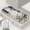 S26 Ultra Hülle Leopard Stern Discokugel Muster Magnetisch Für Magsafe Weiche Silikonhülle Für Samsung Galaxy S25 FE S24 Ultra S23 S22 Plus S21