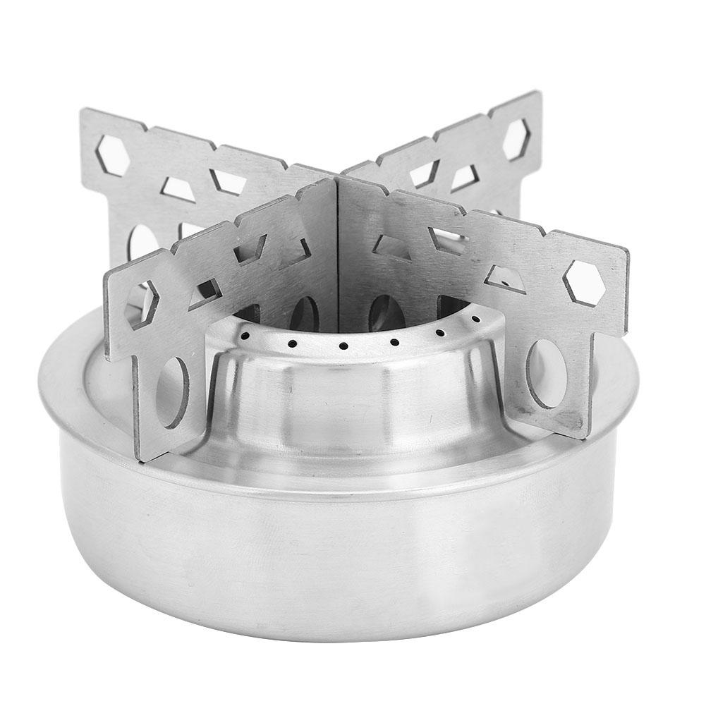 Outdoor Camping Stove with Alcohol Tray   for Picnic Hiking