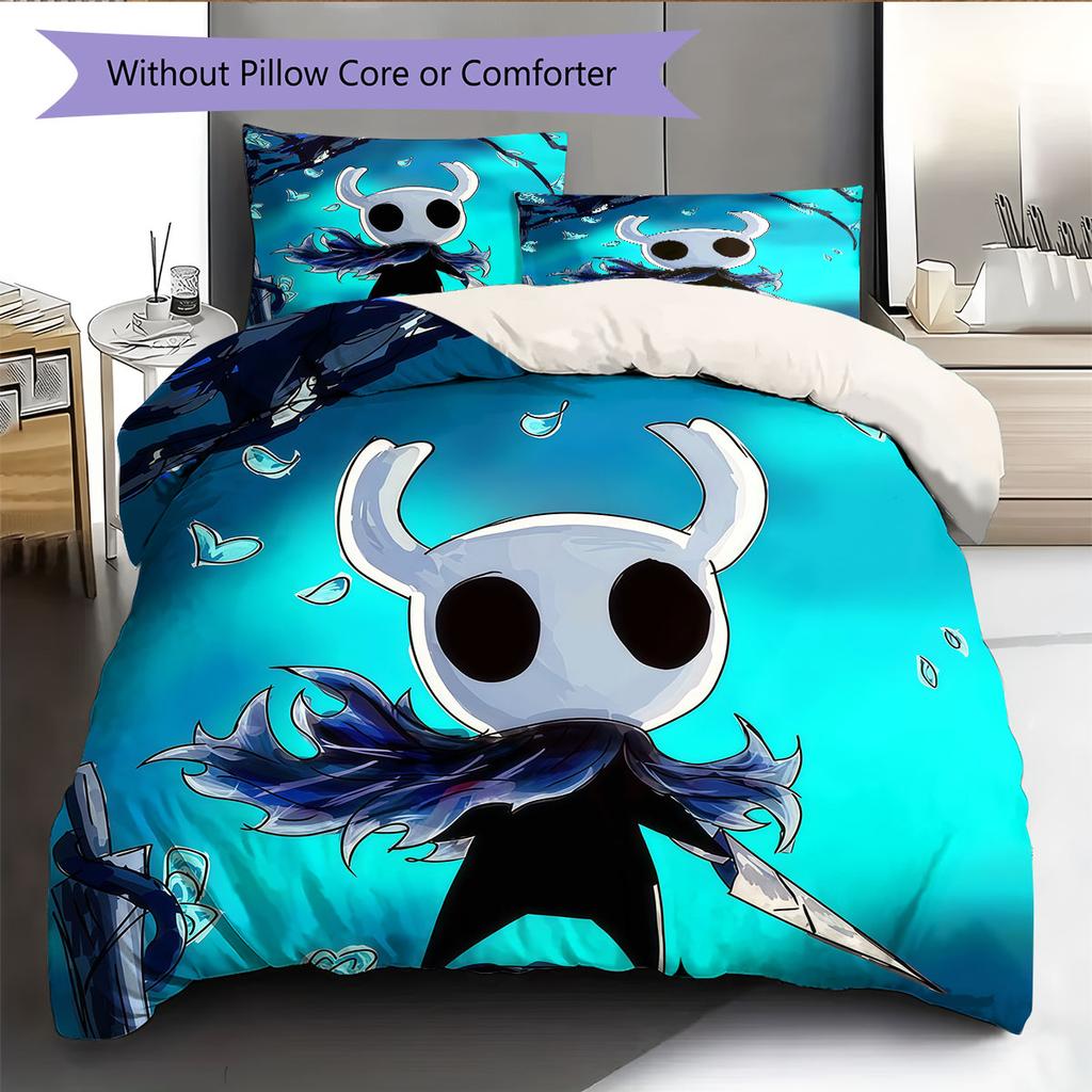 The Knight Bedding Quilt Set Quilt Cover Pillowcase Home Decoration Birthday Gift (1 * duvet cover + 2 * pillowcase, without core)