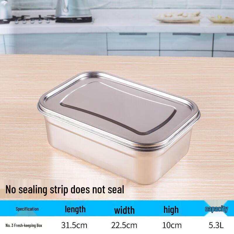 201 Stainless Steel Food Storage Container