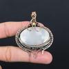 Moonstone Gemstone Pure Copper Wire Wrapped Handmade Pendant Jewelry Gift For Her