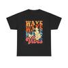 Wave Beach Vibes T Shirt Mens Womens Tees Top Graphic Unisex Heavy Cotton Tee