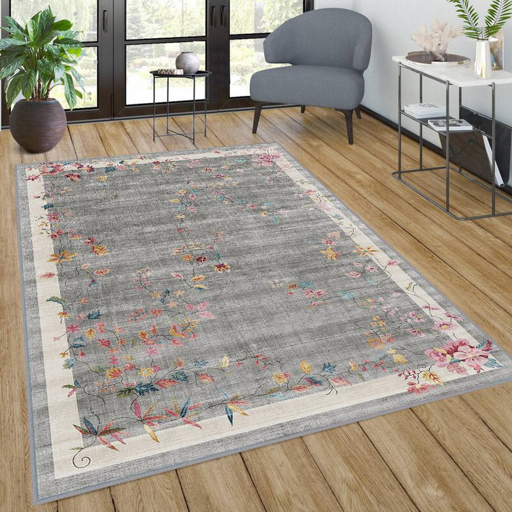 

Eliana Home Washable Printed Carpet LNA1035 50x80 серый
