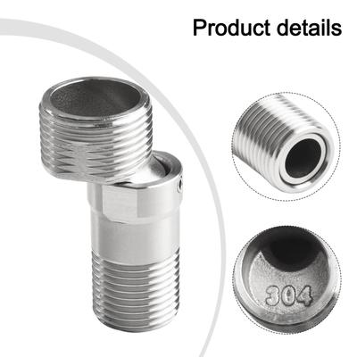 360° Rotatable Faucet Curved Foot Shower Extendable Nipple