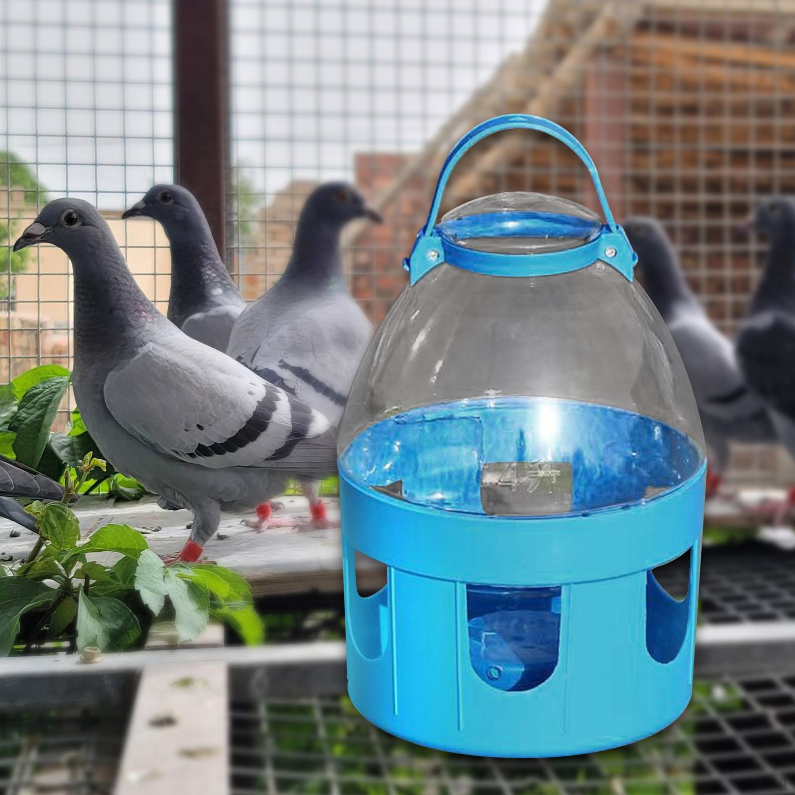 

Кормушка для птичьей клетки, инструмент для кормления, чайник, автоматический, прочный диспенсер для воды, поилка для голубей 4L