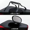 Kirlin Fishing Bucket Buckan Folding Bucket Outdoor Folding Made of EVA Large Capacity Ventilation Mesh with Handle Portable (black, 50CM)