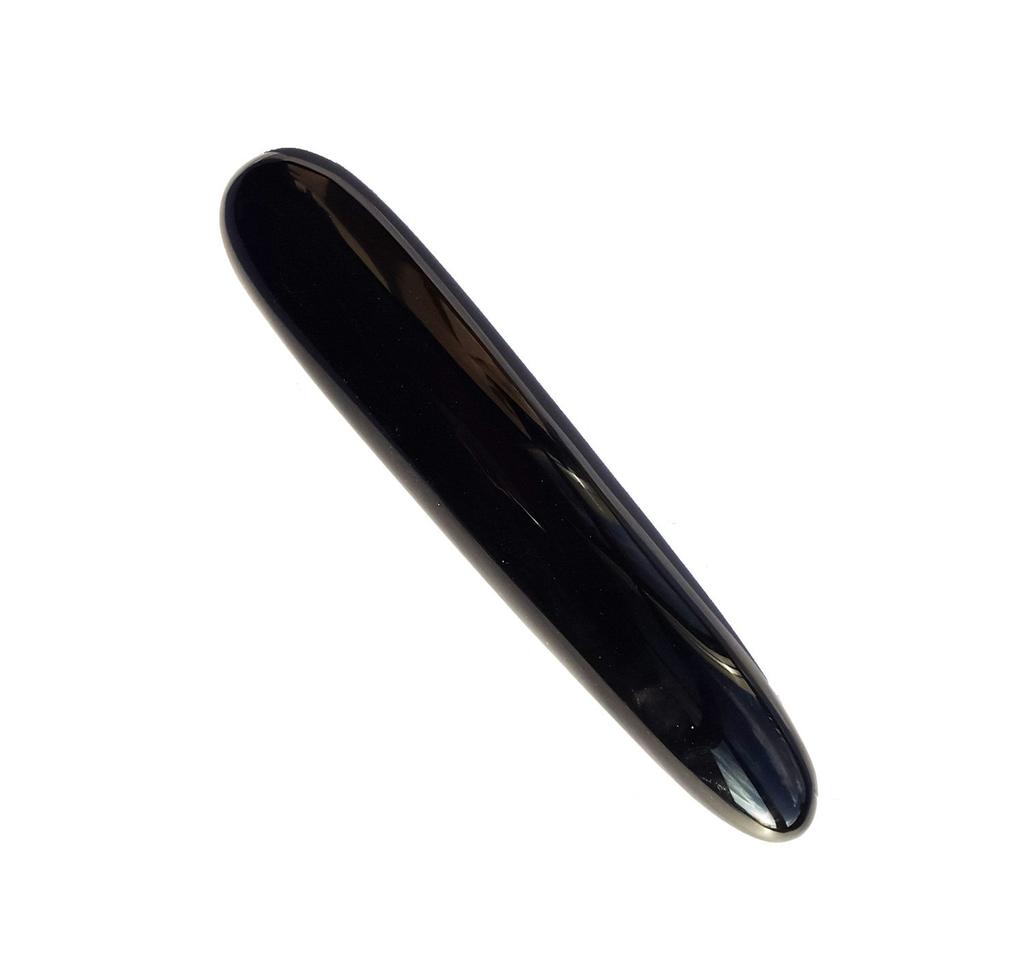 Natural obsidian massager, 21cm long, soothing acupressure wand, can be used as a massager or crystal healing wand