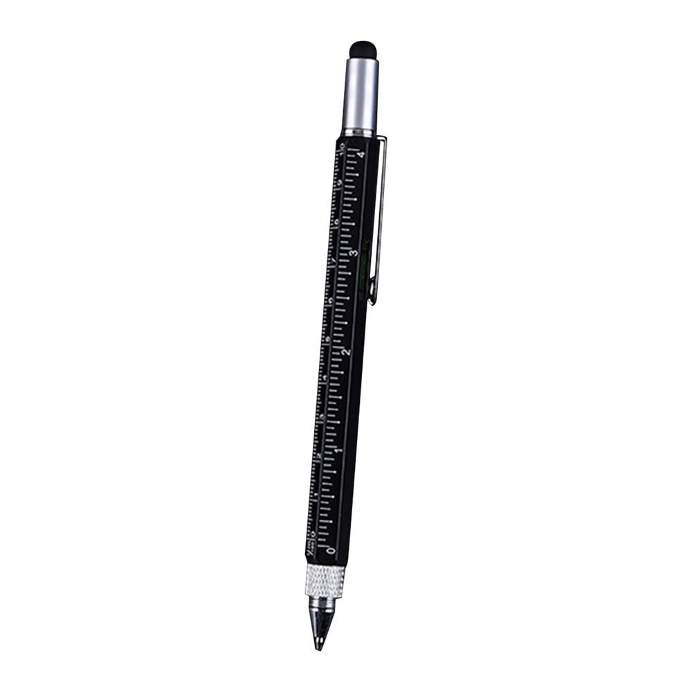 2Pcs Construction Tools Screen Touch Screwdriver Spirit Level Ballpoint Pen Multi-functional Pen Woodworking Pen Capacitive Pen