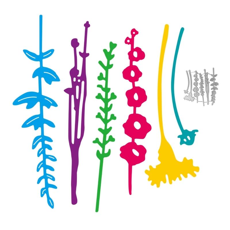 Leaf Flower Metal Cutting Dies DIY Craft Carbon Steel Embossing Template Stencil Scrapbooking for Card Die Cuts Mold