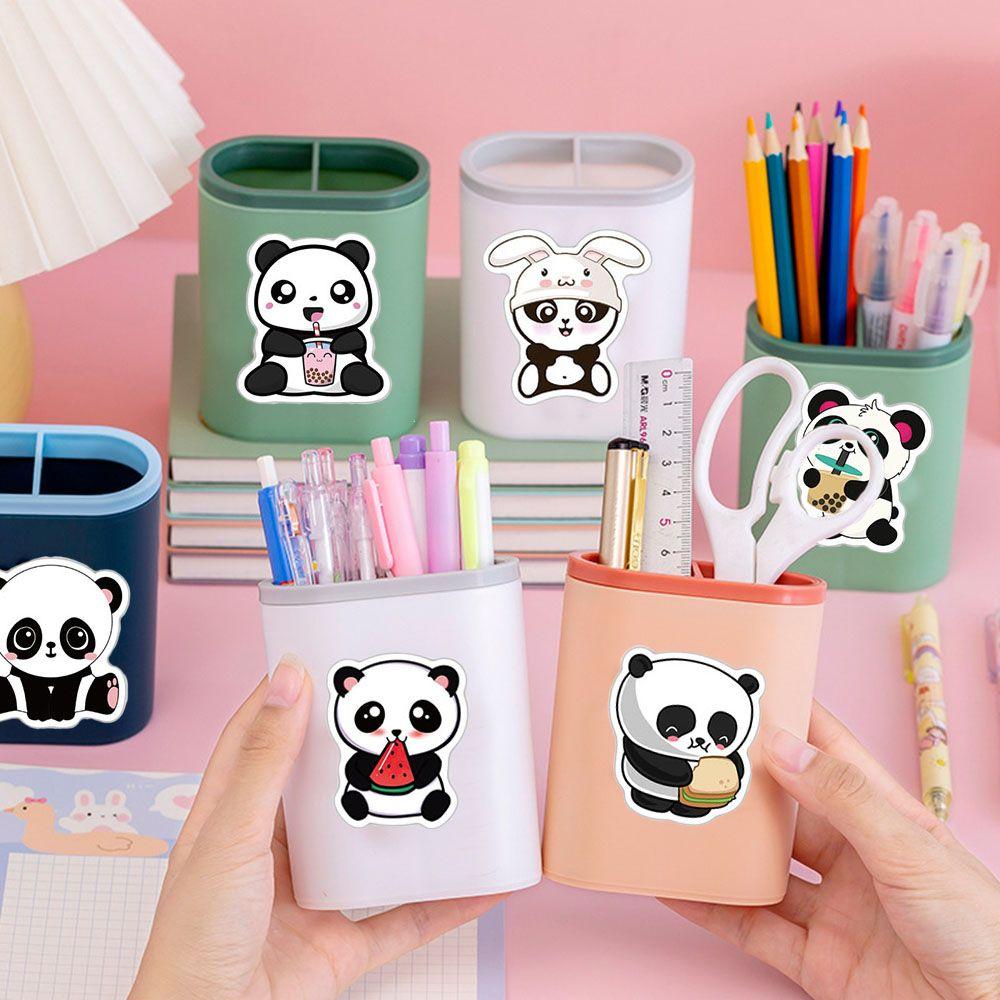 Fashion DIY Waterproof Cartoon Stationery Animal Decal Panda Stickers Graffiti Stickers