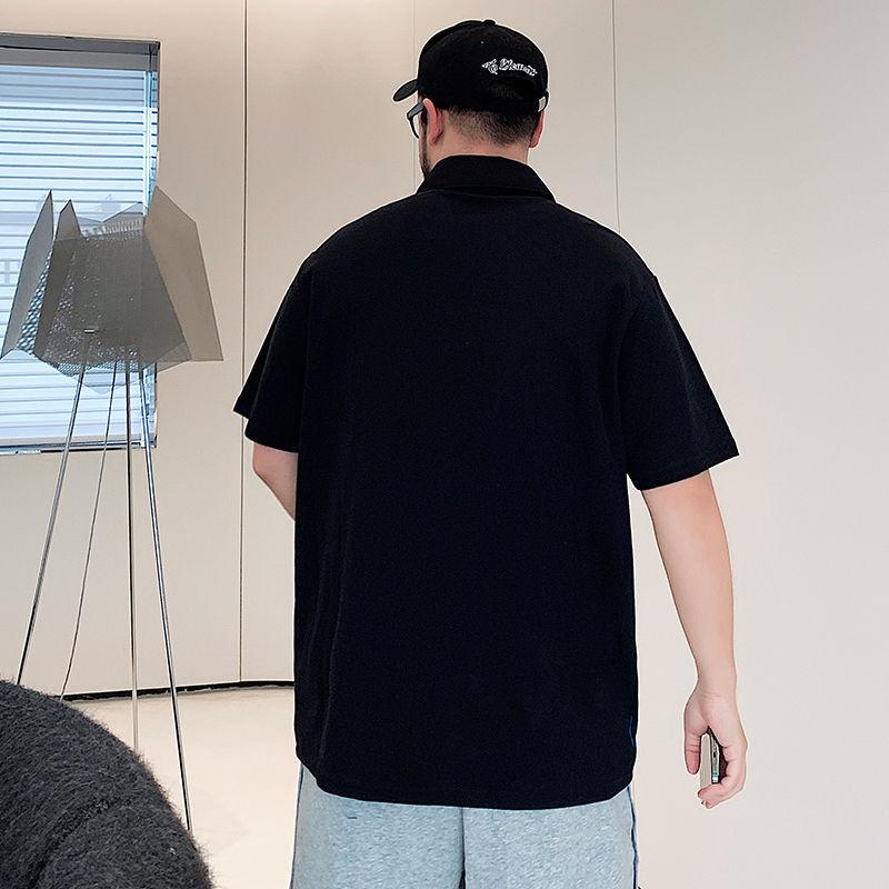 Nadměrná velikost Odvádějící vlhkost Měkké Vysoce kvalitní Prodyšné Pánské Volné Polokošile--Nemačkavé Ležérní Sportovní Krátký rukáv Límcová košile