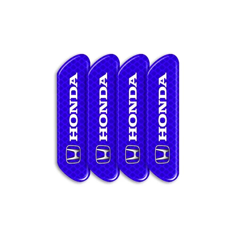 

Car Hot XR 4PCS/set Car Reflective Strips Warning Stickers Car Styling for Honda Mugen Power TypeR Jazz City Civic Inspire Acc оранжевый