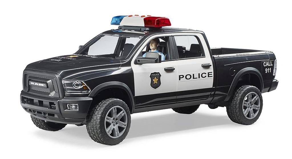 Bruder RAM Power Wagon Police Car (with Figure) BR02505