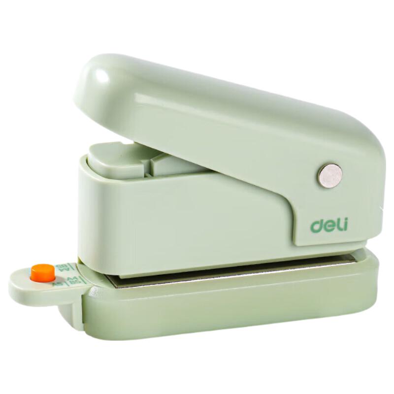 Deli 6-Hole Adjustable Loose-Leaf Paper Punch