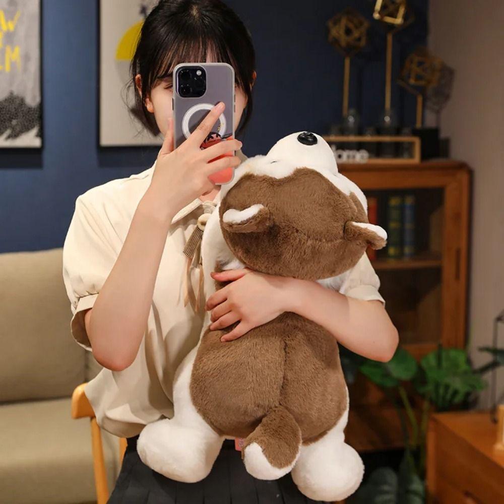 Stuffed Animal Dog Plush Doll Pet Puppy Stuffed Puppy Dog Sleeping Pillow Husky Plush Toy  Kids Toy