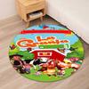 La Granja De Zenón Printed Round Rug Carpet Chair Rug Area Rug Entryway Doormats,for Office Chair Living Room Bedroom Kitchen Room.