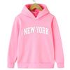 Customized children's hoodie letter autumn and winter sports casual comfortable hooded sweater pullover fashionable top for boys