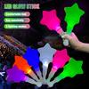 LED Glow Stick Light Up Wand Stick with 3 Light Modes Star or Heart Shaped Colorful Luminous Stick for Concert Party Events