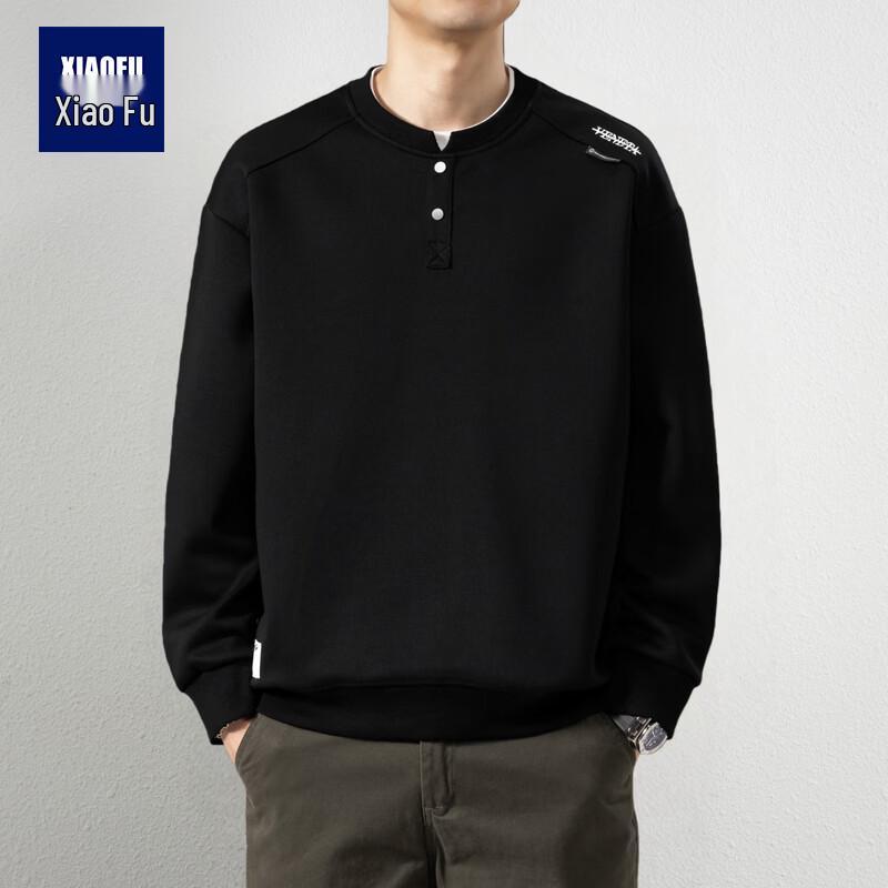Men s Color Block Crewneck Sweatshirt L