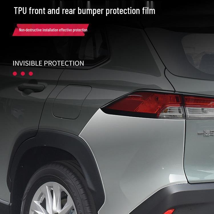 2024 Corolla Ruifang Pre-Cut TPU Clear Invisible Car Wrap for Front & Rear Bumper