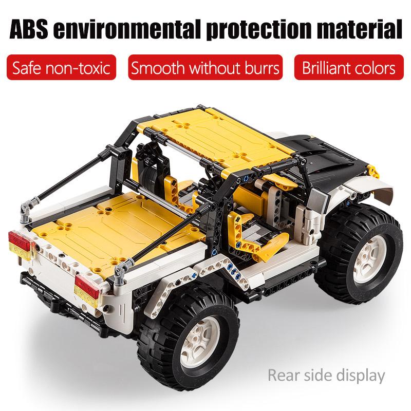 Cada Mobile APP City Remote Control Car Sports Vehicle Building Blocks Racing Car AWD SUV RC Bricks Toys for Children