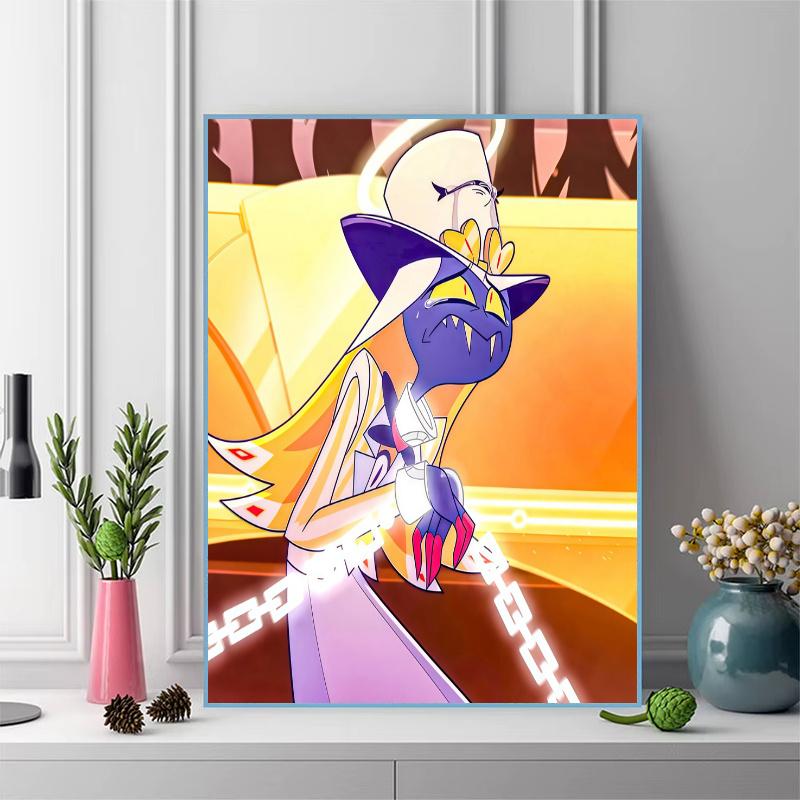 Hazbin Hotel 100% Round Full Drill 5D DIY Diamond Painting Embroidery Cross Stitch Rhinestone Décor