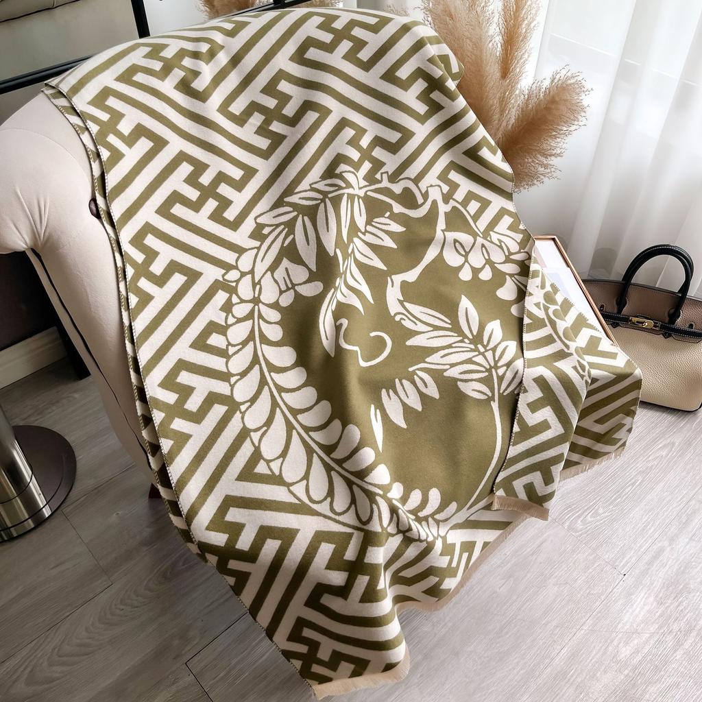 Luxury Winter Scarf Women Cashmere Shawls and Wraps Pashmina Scarves Female Bufanda Echarpe Keep Warm Blanket