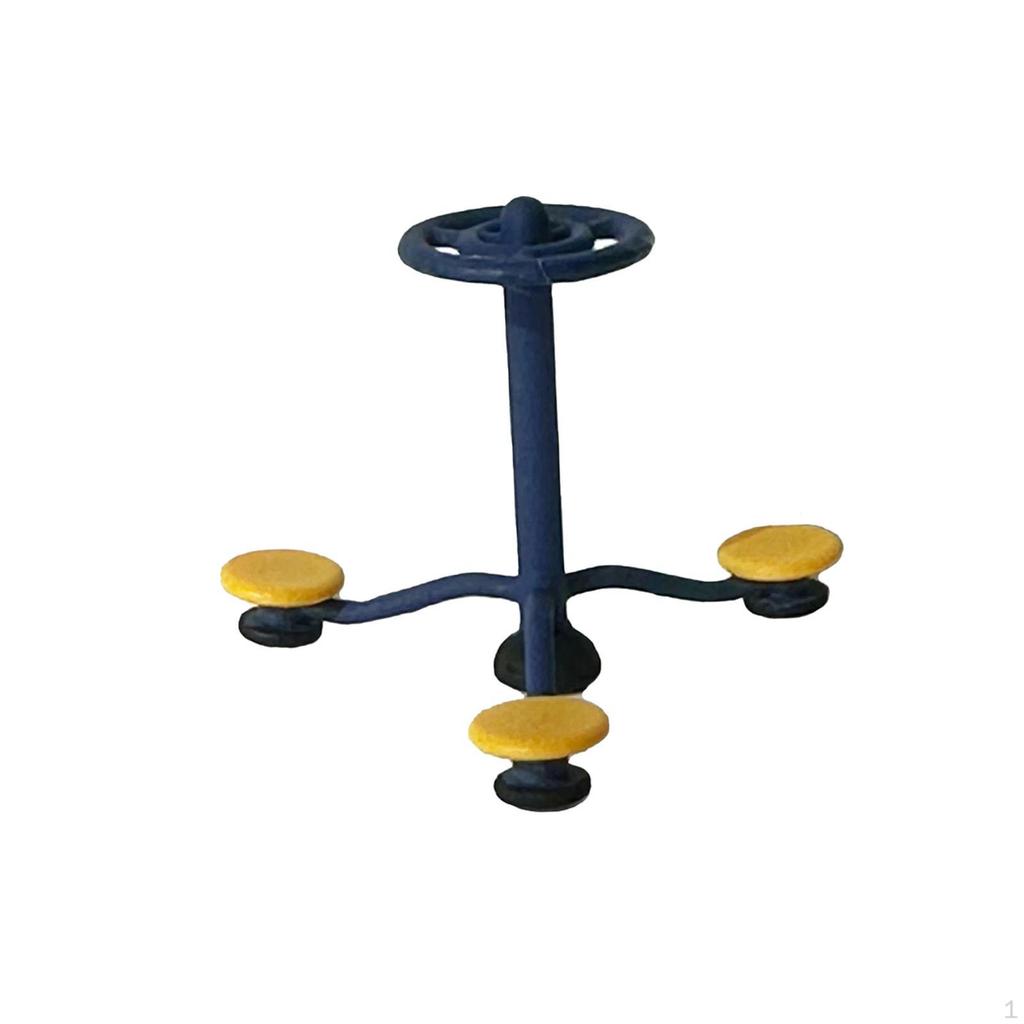 1 Stück Mini-Fitnessgeräte-Modell, Puppenhaus-Ornament, Miniatur-Sportspielset, Harzkonstruktion