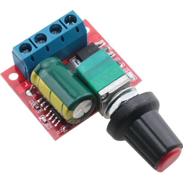 DGZZI 2PCS PWM DC Motor Speed Controller DC4.5V-35V Speed Adjustable Switch Module Speed Control Switch Board 5A Variable Voltage Regulator Switch