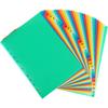 Extra Wide Index Dividers Extended ert Indexes Binder Tab ertable Dividers Plastic Document Organisers - Assorted Color 6-Tab, Number, 31 Pieces