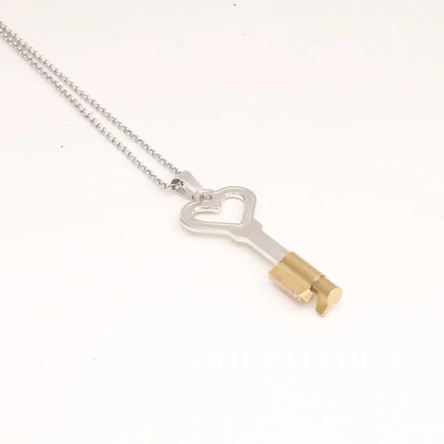 SM Chastity Cage Key Necklace Accessories Fits All Cages Key Couple Locks Holder Games Sex Cheating Integrated Preventing Toys