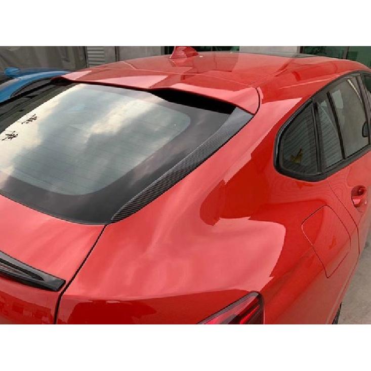 Fit For BMW X4 G02 19+ Carbon Look Rear Window F Side Spoiler Flaps Wing Lip