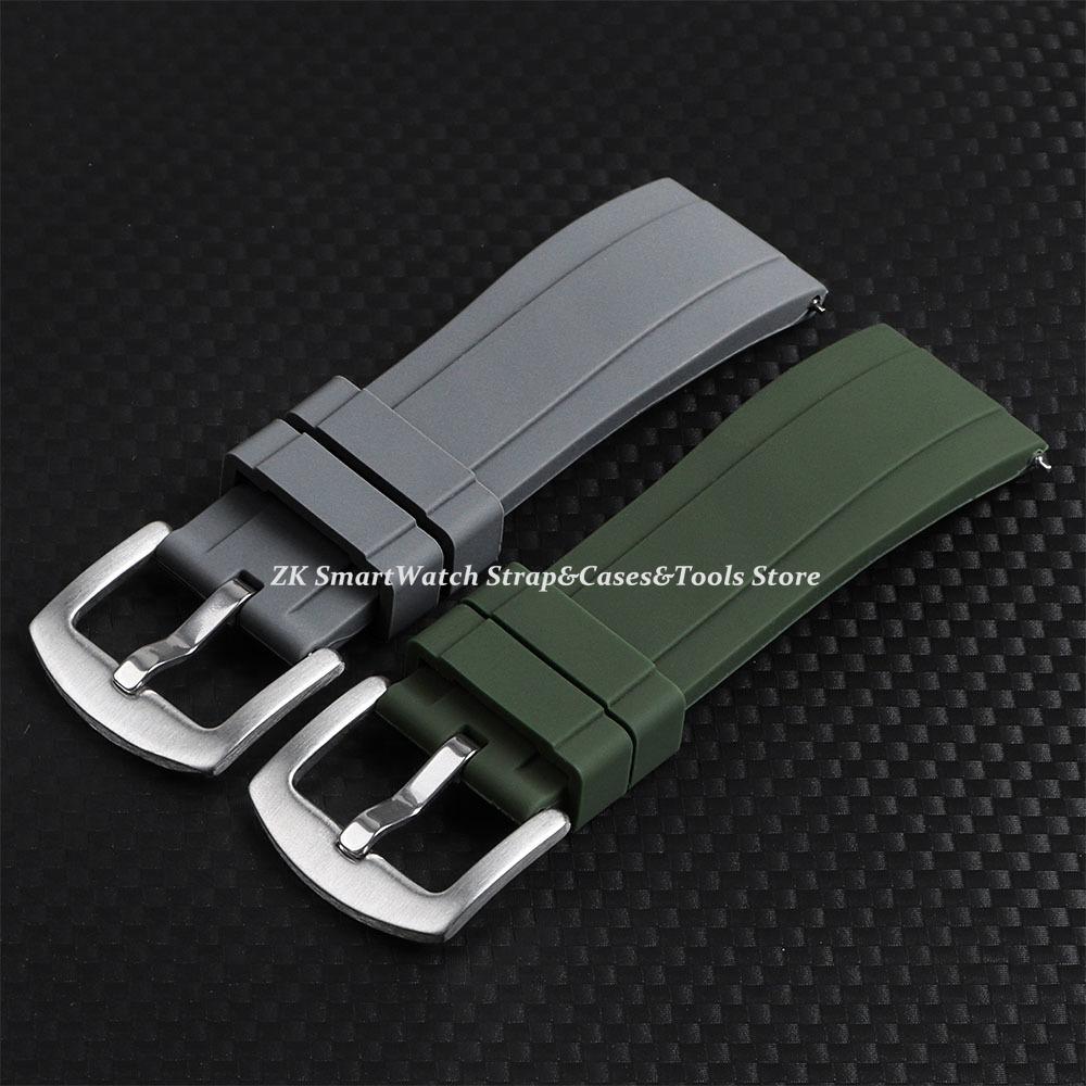 20mm 22mm Silicone Strap for Huawei Gt3/4 46mm Rubber Watch Band for Rolex Sport Waterproof Bracelet for Citizen
