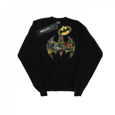 Boys Batman Batgirl Logo Collage Sweatshirt