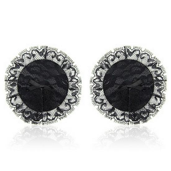 Plus-Size Erotic Lace See-Through Jumpsuit with Open Crotch and Bust Design