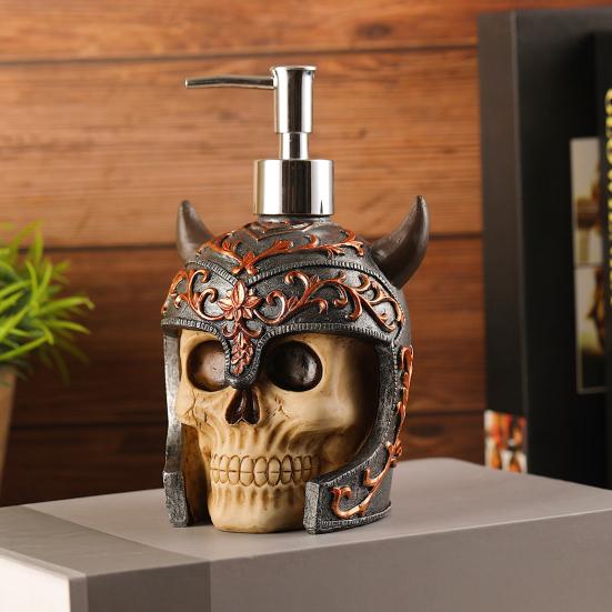 Creative Skull Liquid Soap Dispenser Refill Pump Bottle Large Capacity