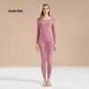 Unisex Pure Cotton Autumn Apparel: Lightweight Flannel Shirt & Warm Underwear Set for Teens, Adults, and Seniors