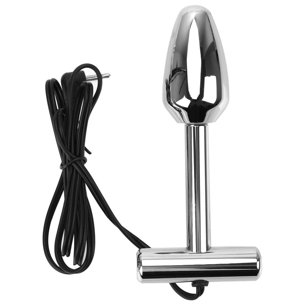 Sex Toy for Women Electrical Stimulation Prostate Massage Vaginal Tight Electro Shock G Spot Metal Anal Beads Butt Plug