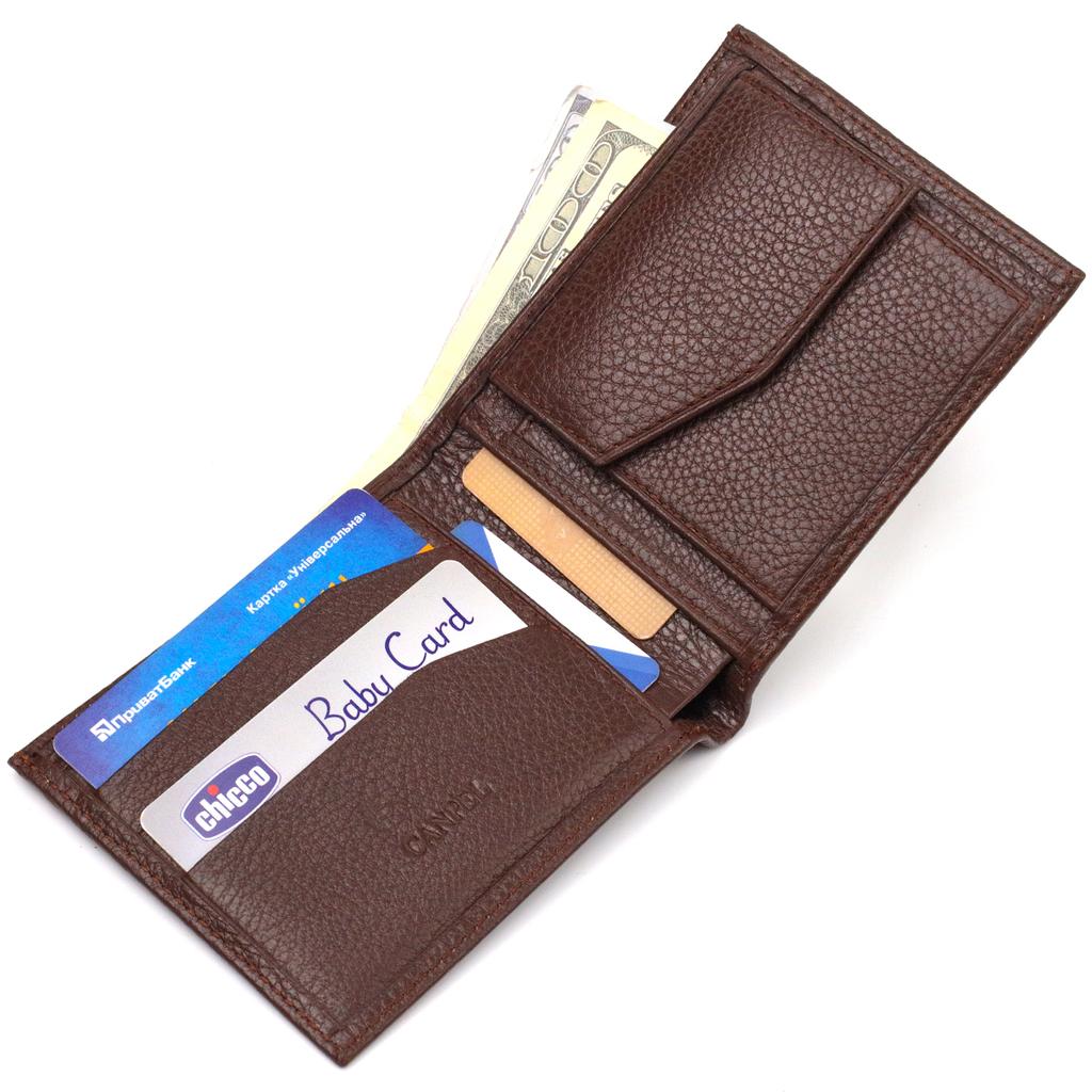 Vynikající pánská peněženka z pravé lícové kůže CANPELLINI 21775 Brown