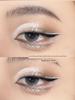 Single-Color Matte Highlighter Eyeshadow in Pure White for Naturally Brightening the Inner Corners of the Eyes and Filling in Sunken Areas, Can Be