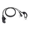 G Shape Earpiece Headset Fit for Kenwood TK 2100 TK 3207 2 Way Radio Earpiece with Push to Talk Key Mic 2 Pin