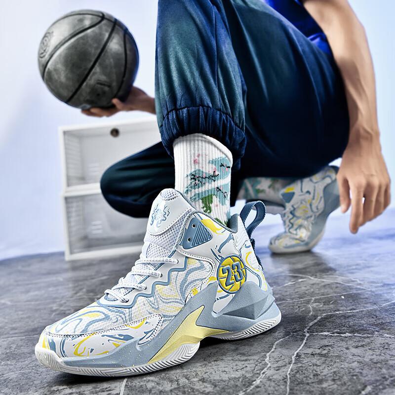 Kobe basketball shoes men's friction sound genuine shock absorption breathable children's sports youth shoes student sneakers women