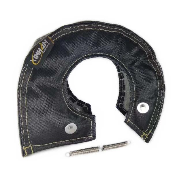 

Xinhan T4 Turbocharger Fiberglass Turbo Shield Turbo Blanket High Temperature Fits on any T4 T67 T71 T76 T88 GT40 GT45 T04 чёрный