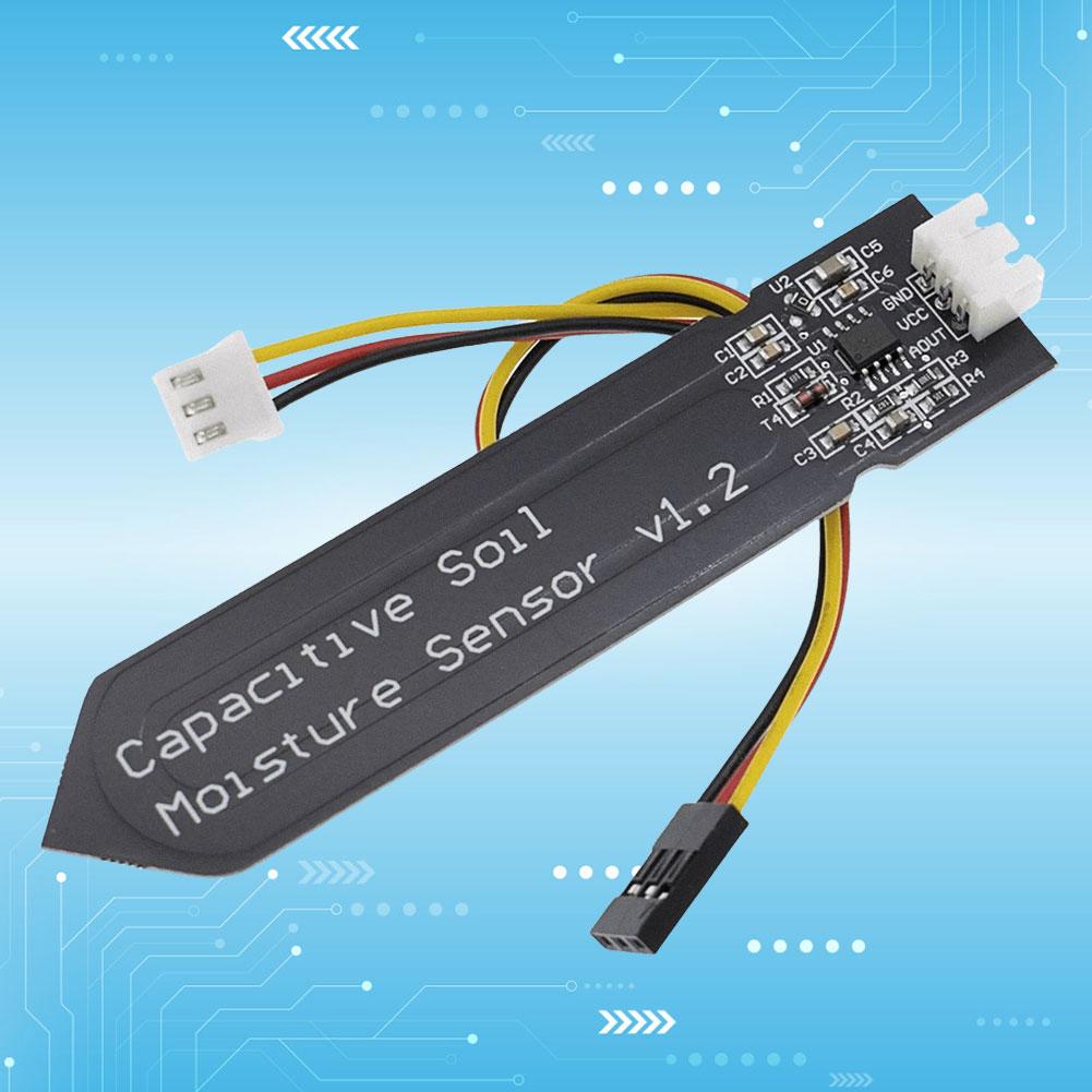 Capacitive Soil Moisture Sensor Module Wide Voltage 3.3V Corrosion Resistant W/ Gravity for Arduino Soil Moisture Sensor Board