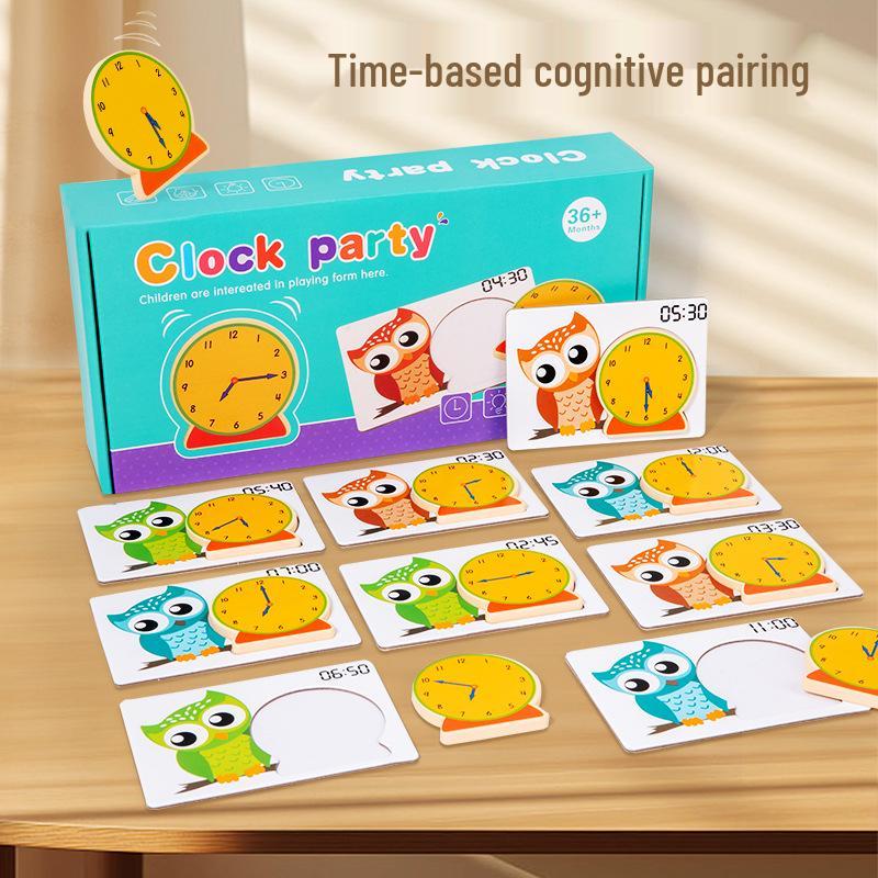 

Montessori Wooden Clock Puzzle: Teaching Kids to Tell Time