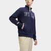 FILA Letter Logo Printed Stand Collar Casual Knitted Jacket Men Jacket Deep-Navy F11M419504F-NV