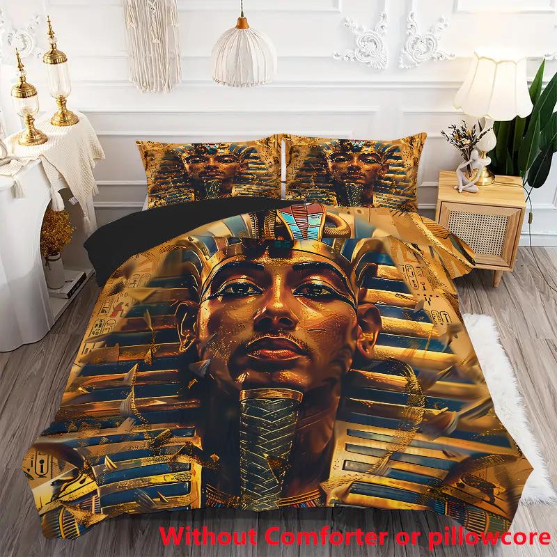 Egyptian Digital Printed Three-Piece Gift Kit 135 * 200cm 50 * 80cm * 1 two-piece set